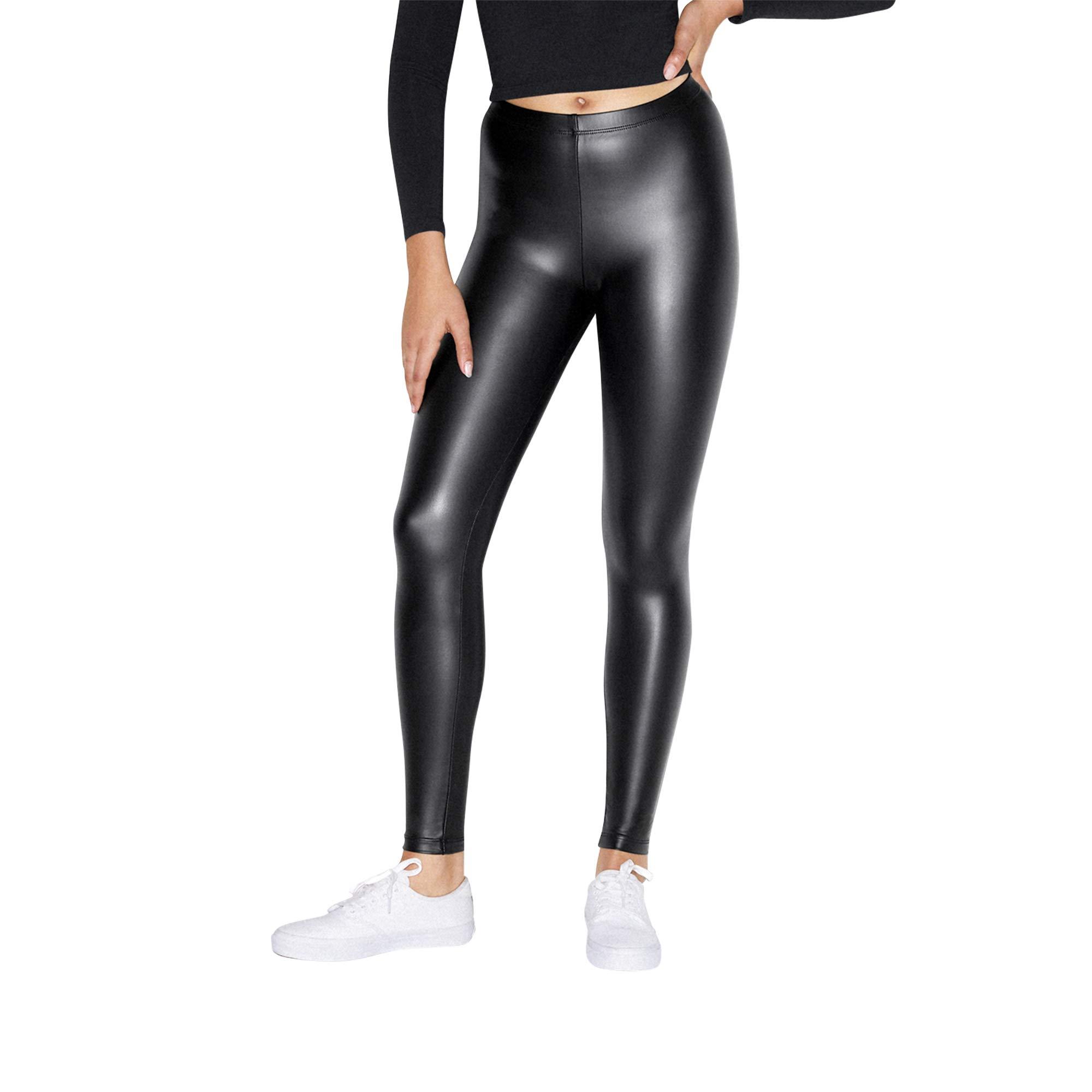 American Apparel Synthetic Metallic Legging in Black Save 27 Lyst