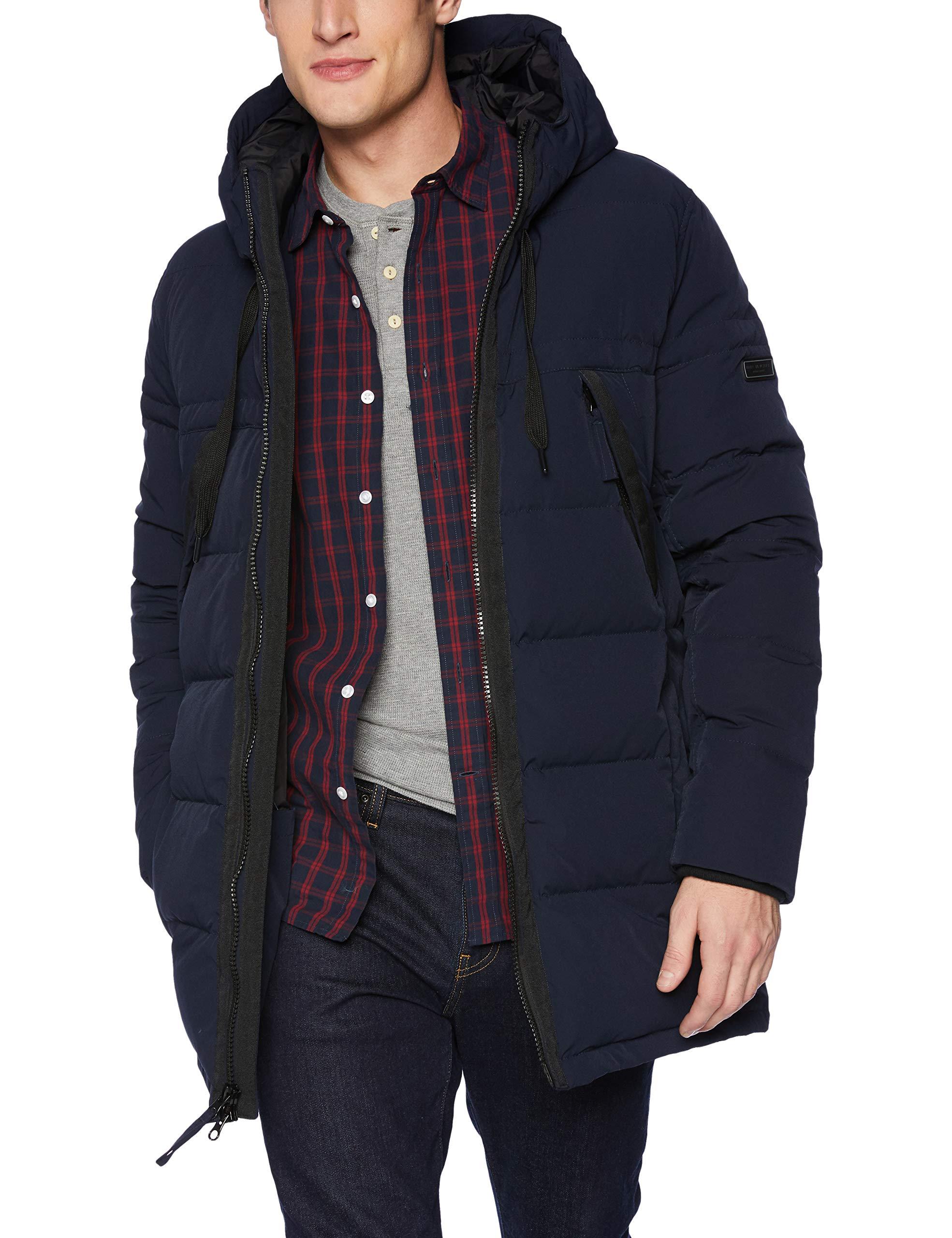 Marc New York Holden Hooded Parka Jacket in Blue for Men - Lyst