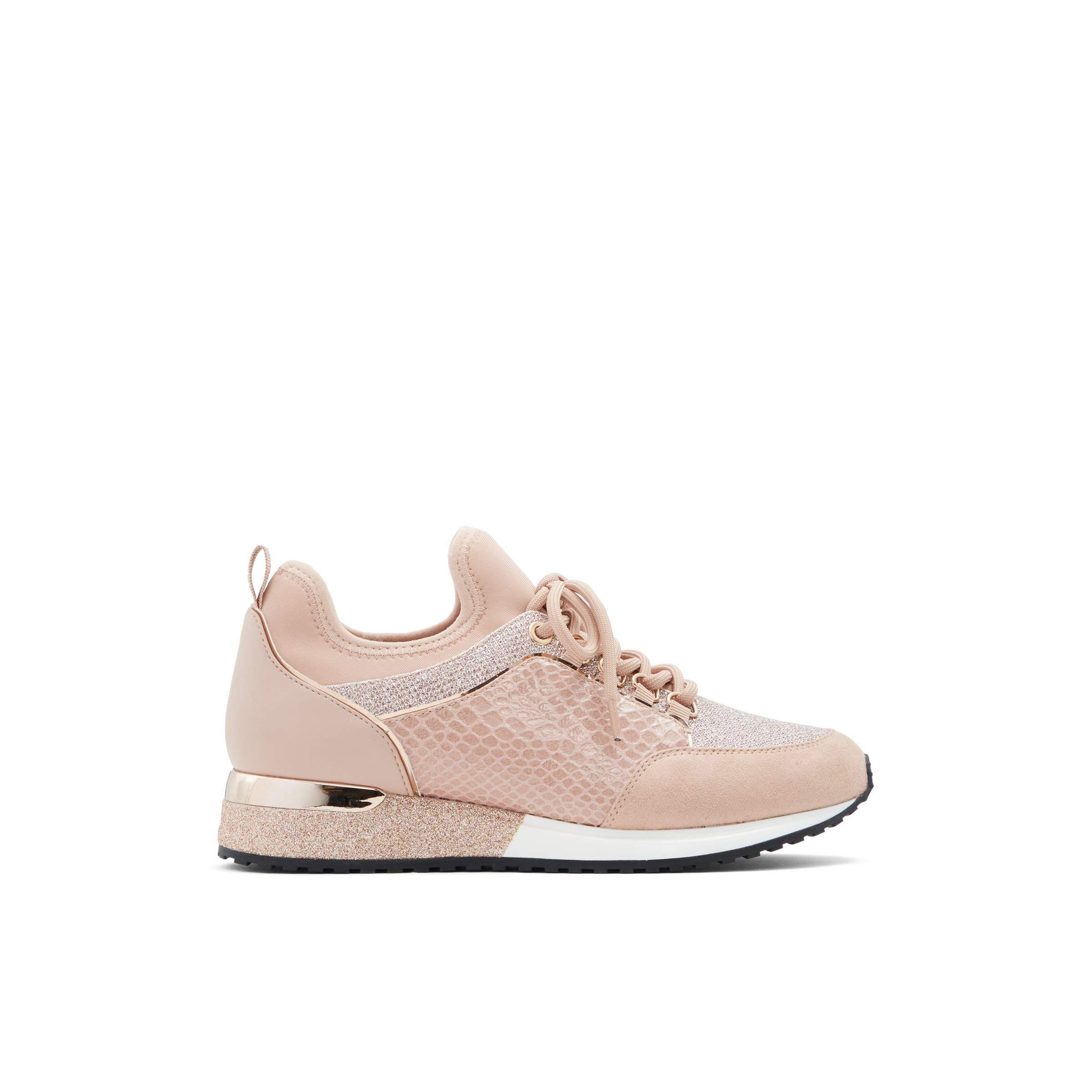 ALDO Womens Courtwood Fashion Lace Up Sneaker in Rose Gold (Pink ...