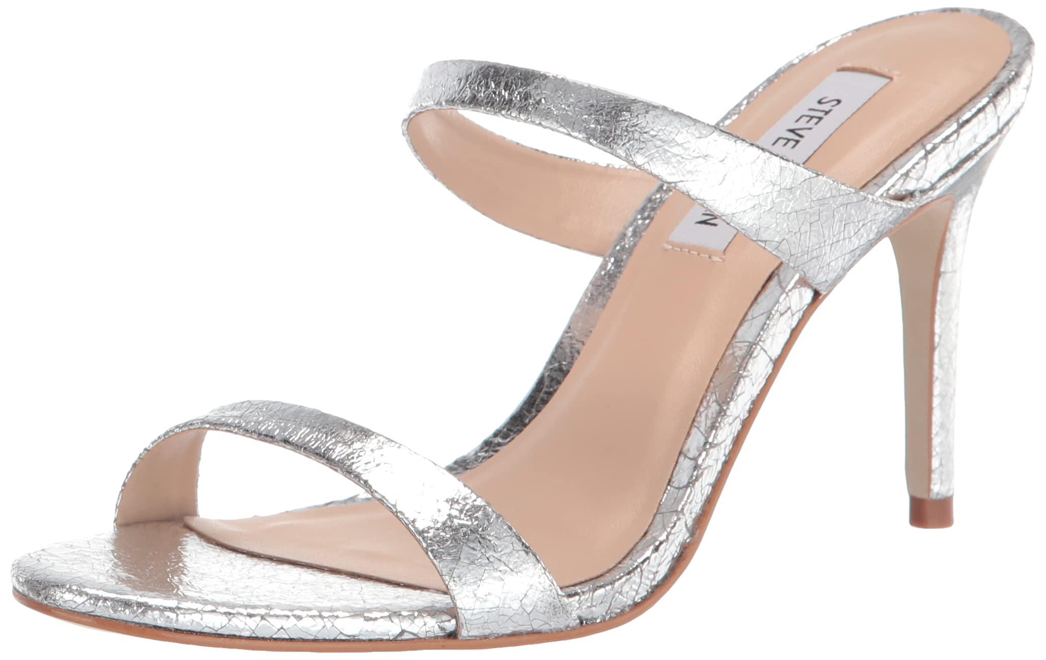 Steve Madden Rosalina Heeled Sandal in Black | Lyst UK