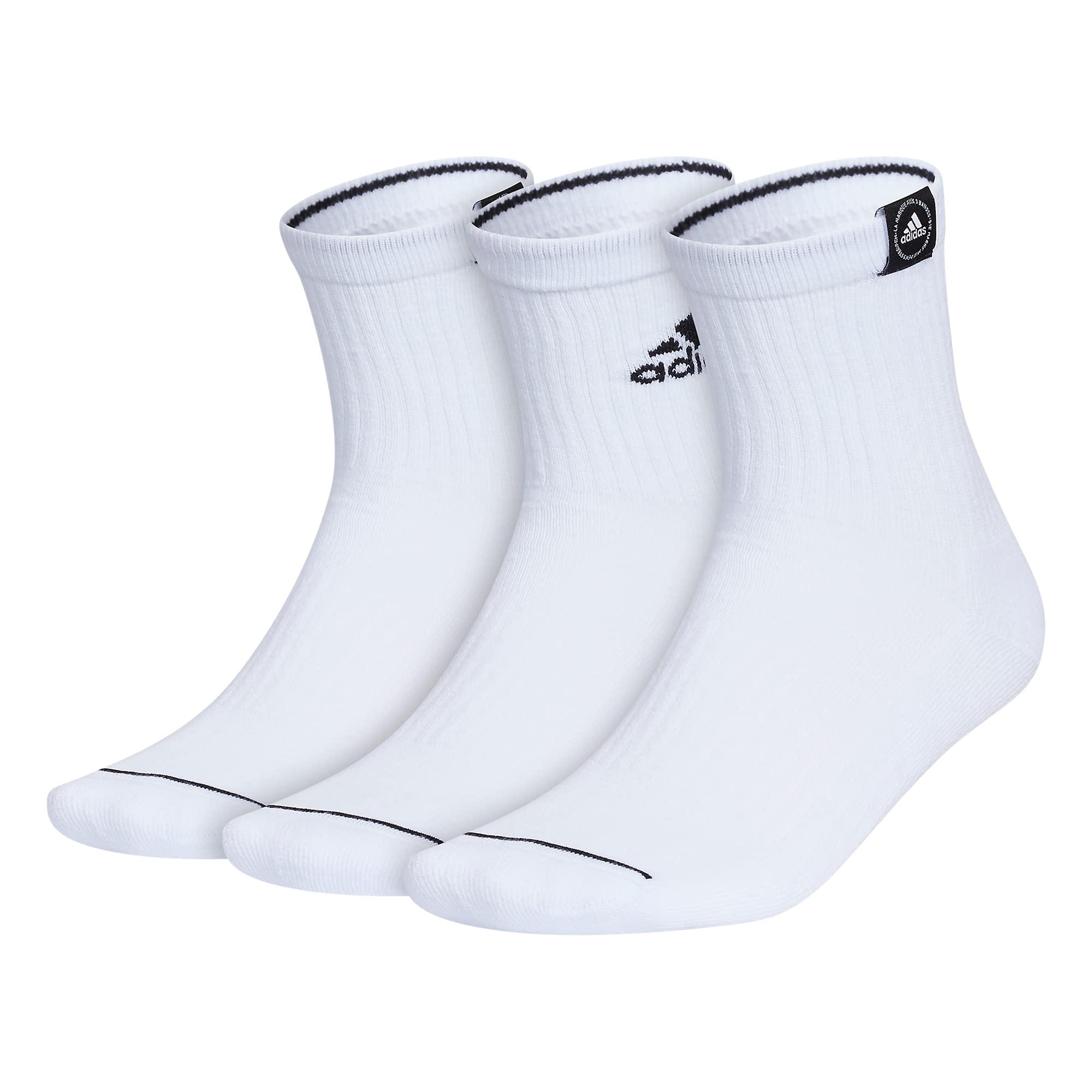 adidas Cushioned Sport High Quarter Socks With Arch Compression in Blue ...