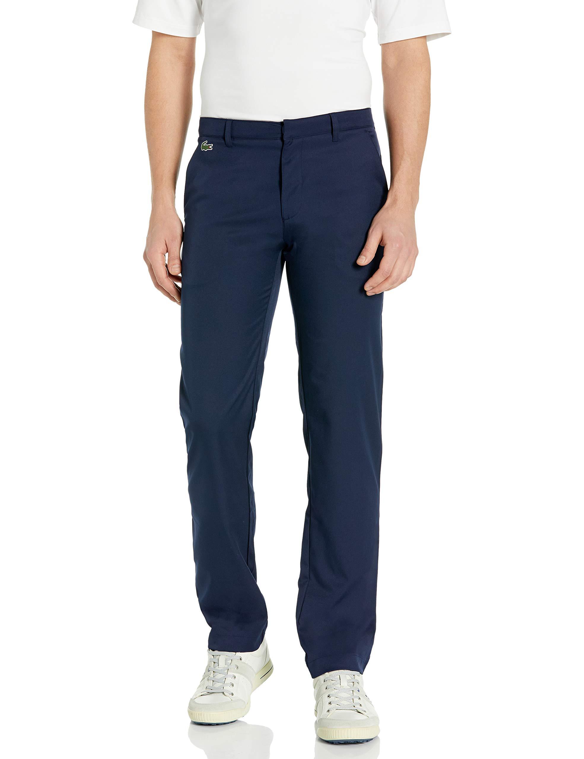 Lacoste Sport Gabardine Golf Pants in Navy Blue (Blue) for Men - Lyst