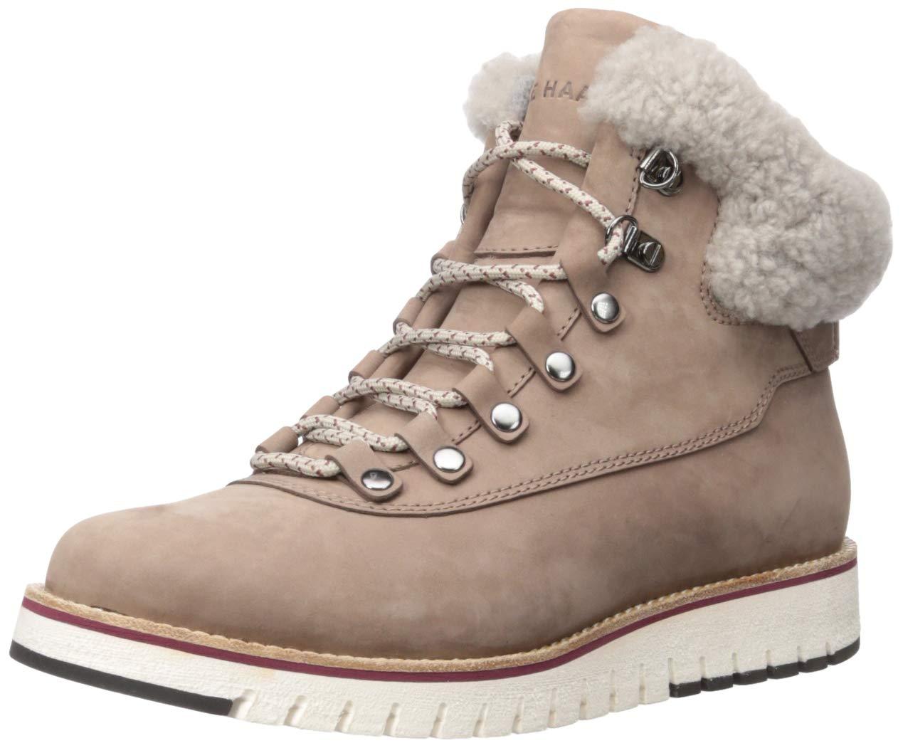 cole haan zerogrand genuine shearling waterproof hiker boot