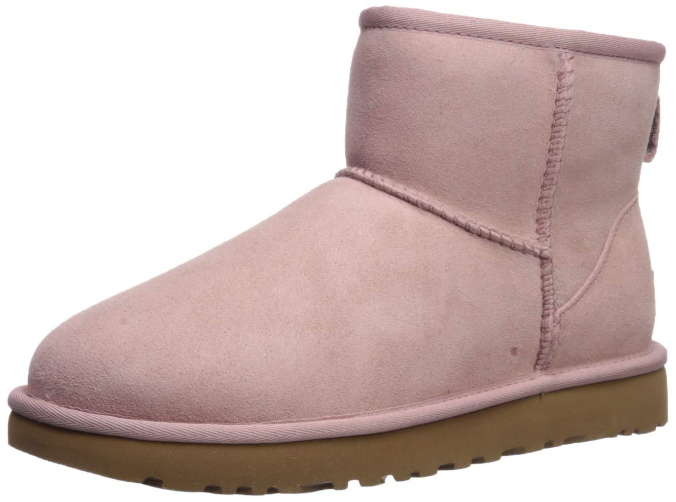 UGG Suede W Classic Mini Ii Pink Crystal | Lyst