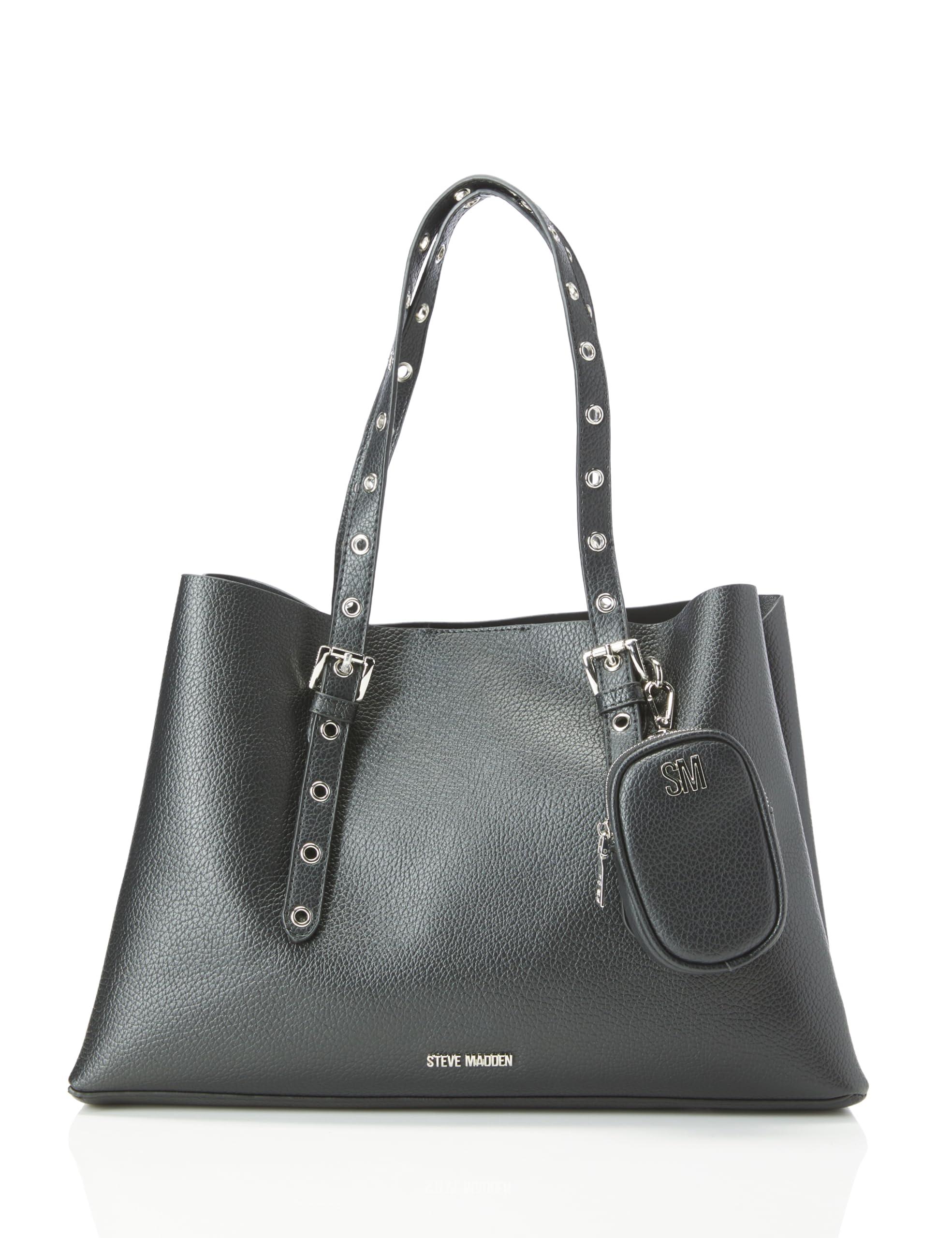 Steve Madden Bwillow Triple Compartment Tote in Black | Lyst