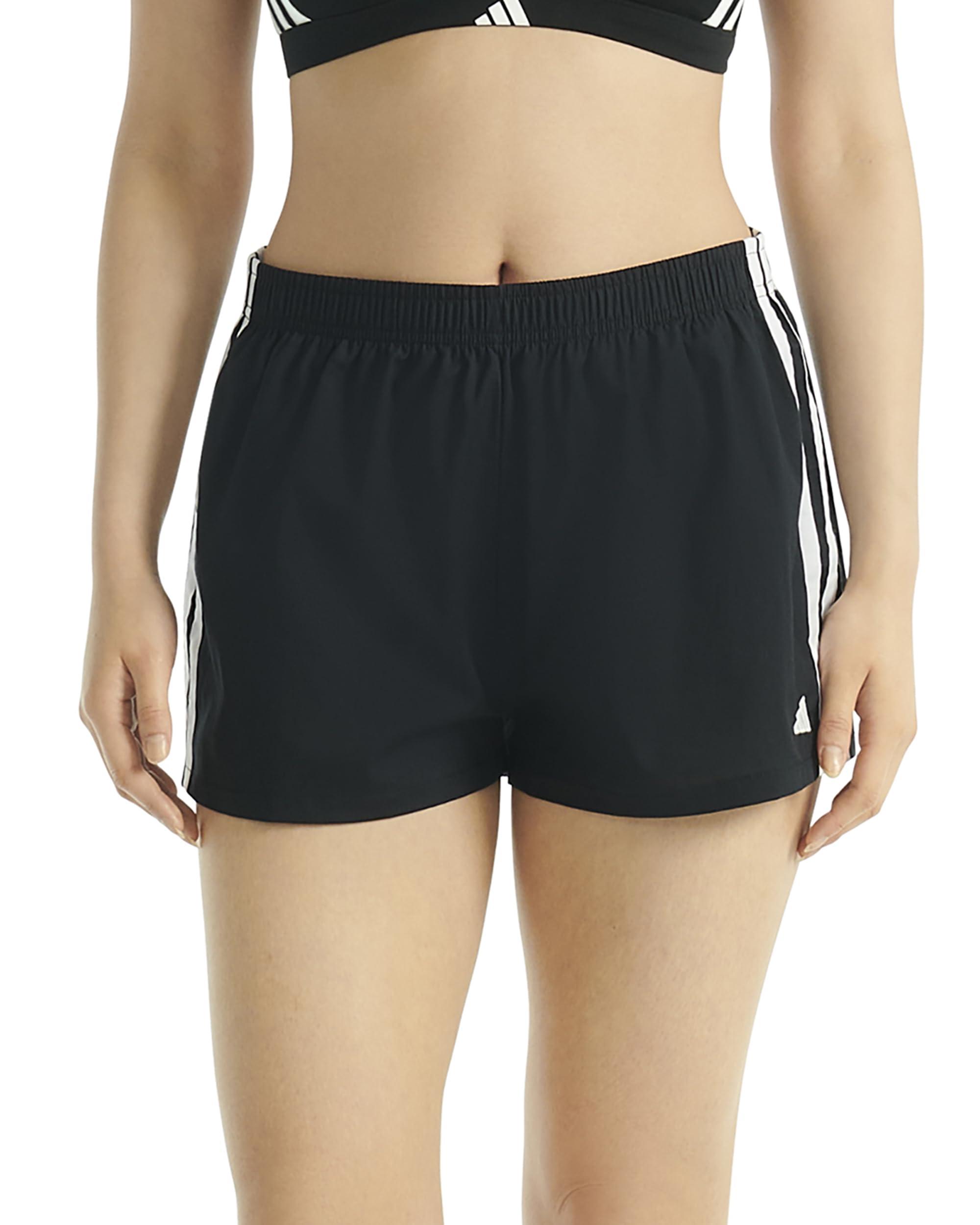 Designer Adidas Essentials Stripes Shorts for Women Up to 60