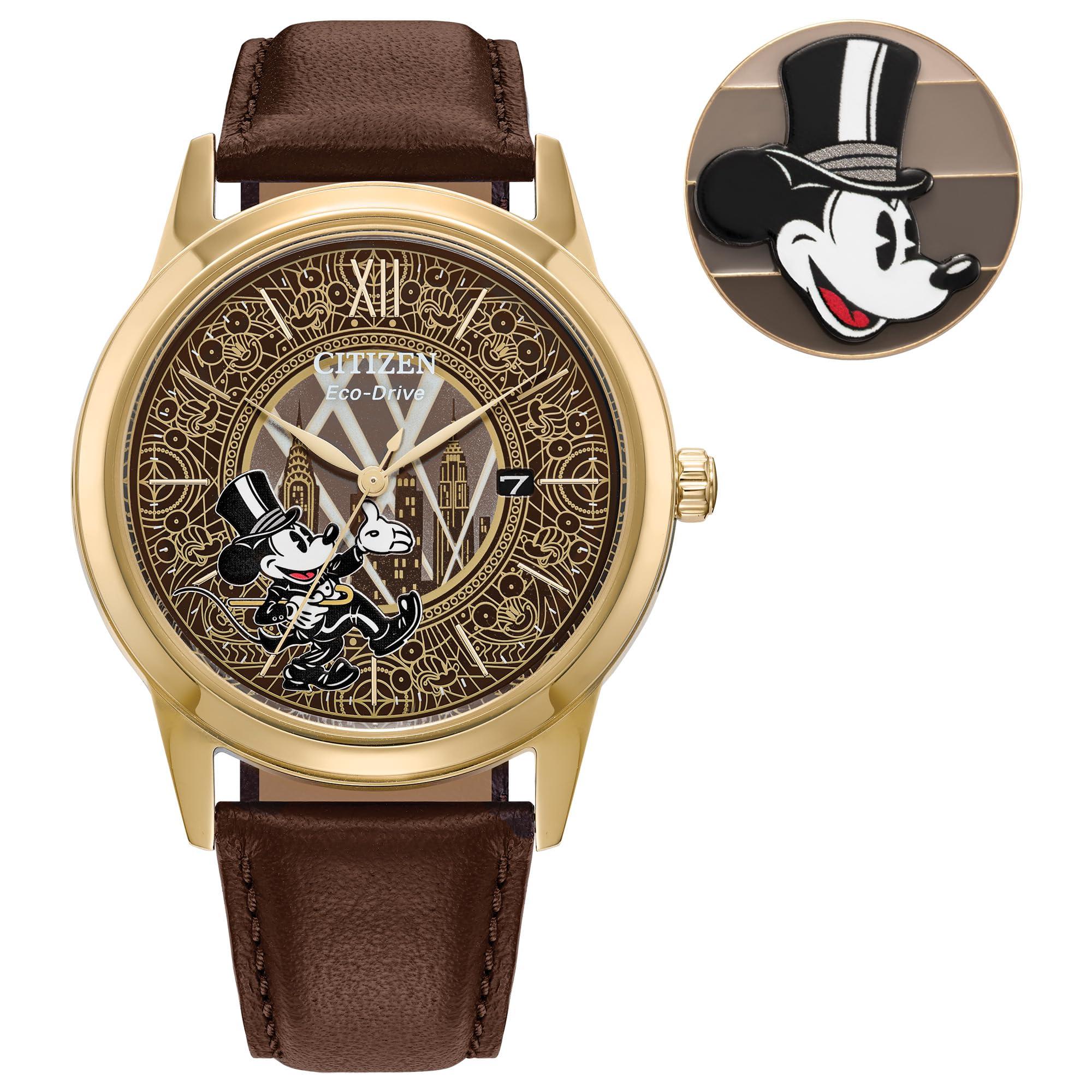 Citizen Ecodrive Special Edition Disney 100 Mickey Mouse Fan Fare Gold