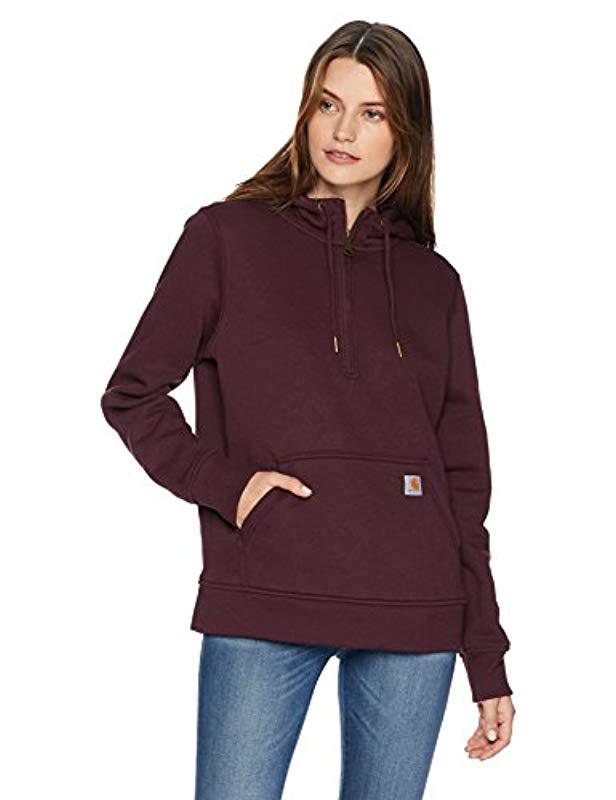 carhartt clarksburg half zip