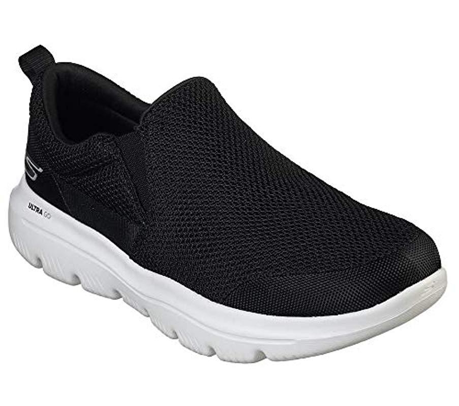 Skechers Go Walk Evolution Ultra-impeccable Sneaker in Black/White ...