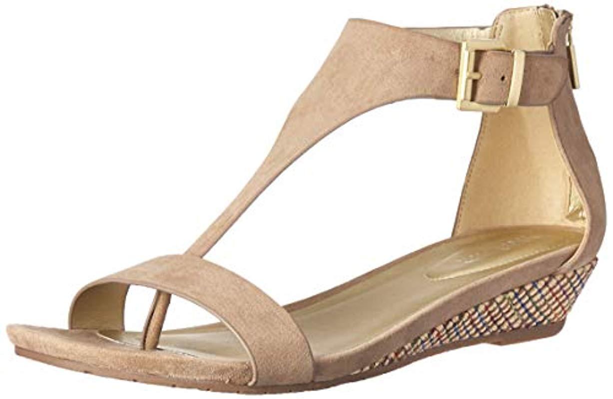 kenneth cole reaction t strap wedge