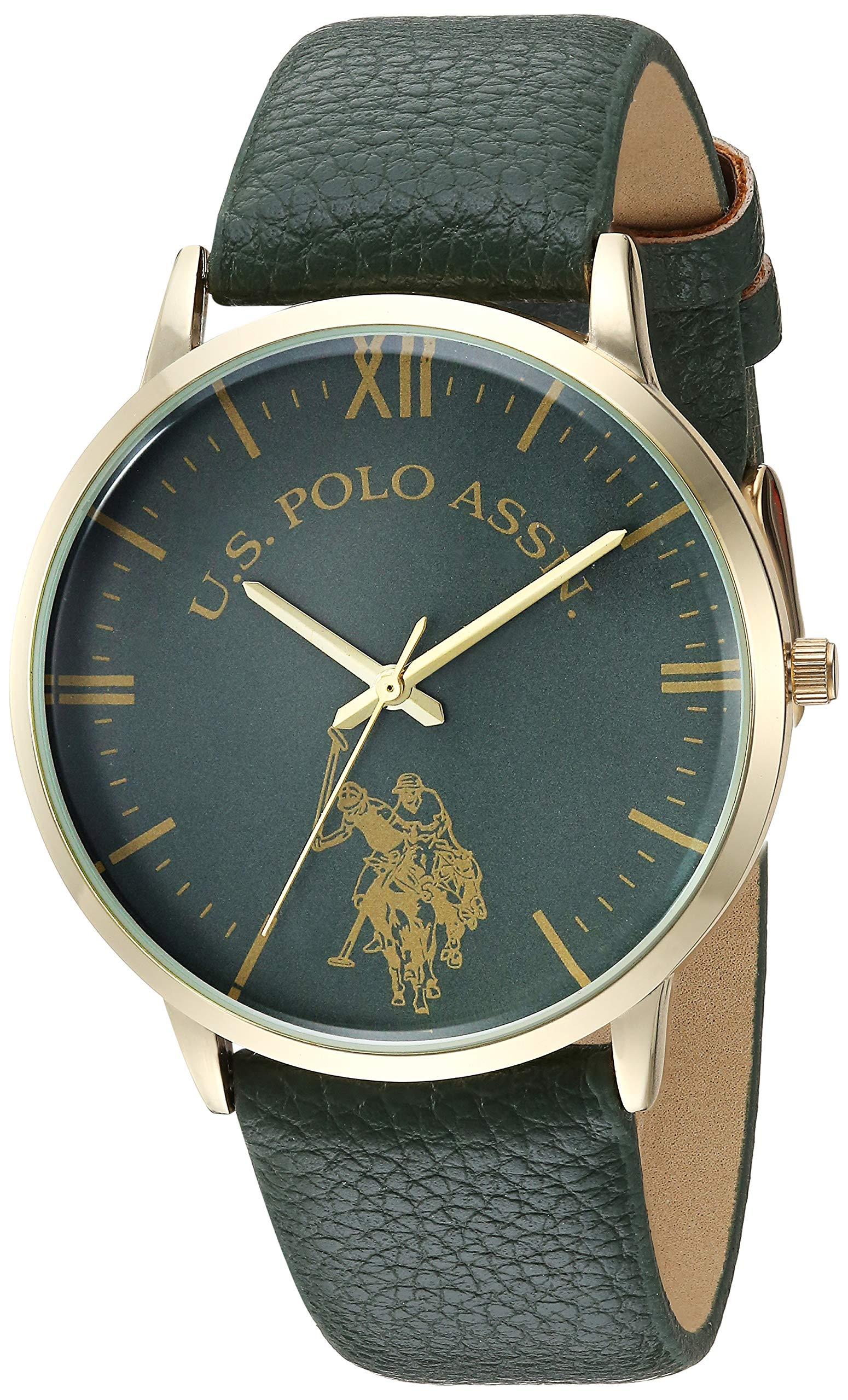 us polo leather watches