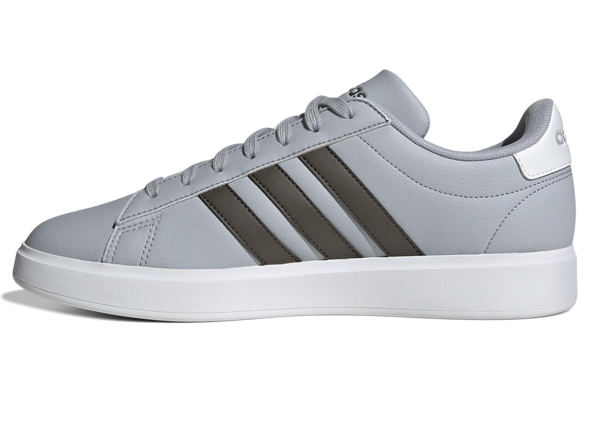 adidas Originals Grand Court 2.0 Halo Silver/shadow Olive/footwear White 9  D in Gray for Men
