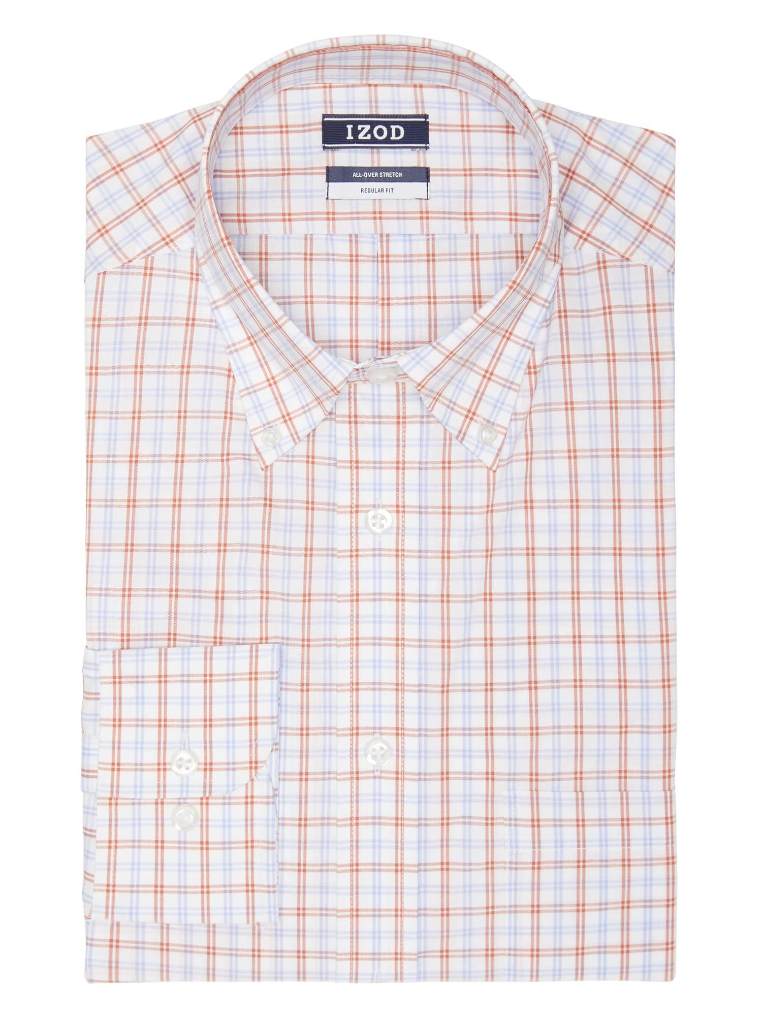 Izod Dress Shirt Regular Fit Stretch 
