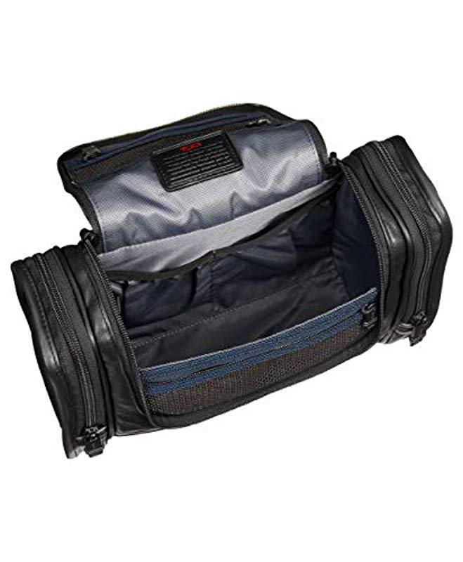 tumi alpha 2 hanging leather travel kit