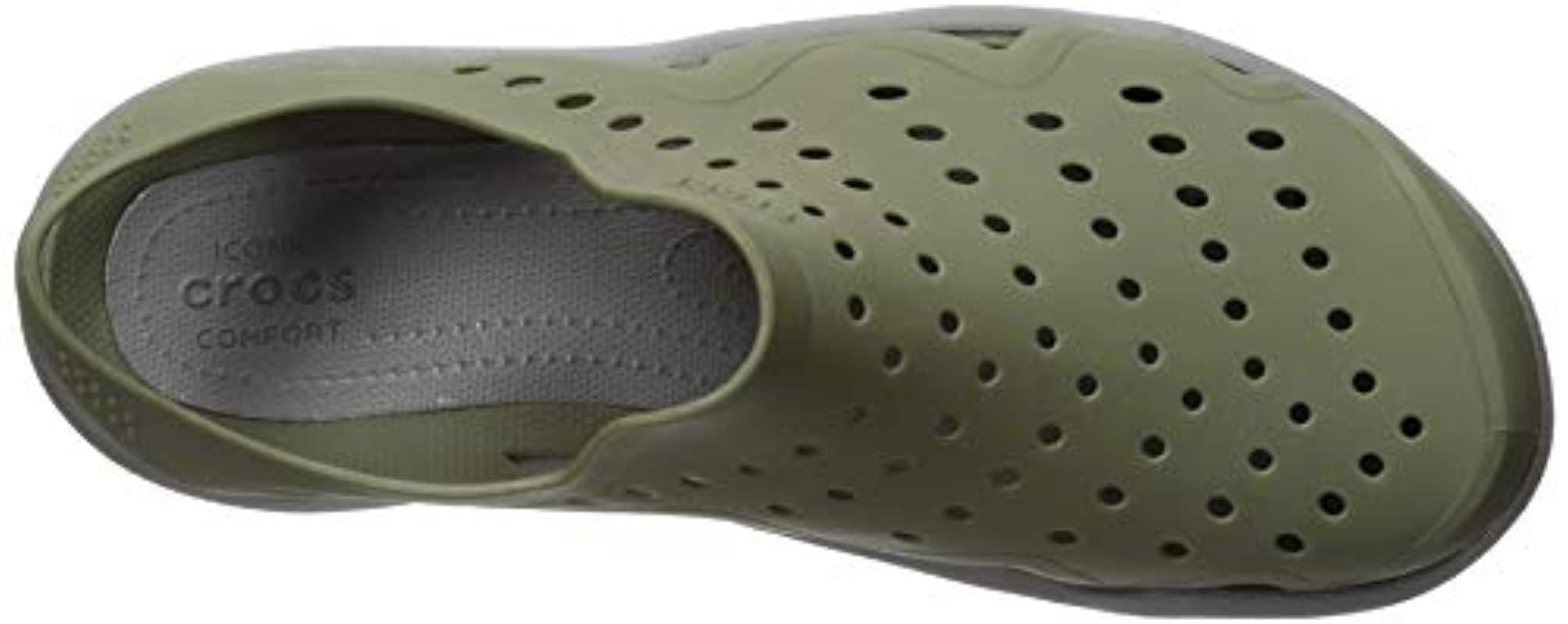 Crocs™ Mens Swiftwater Wave Sandal in Green for Men | Lyst