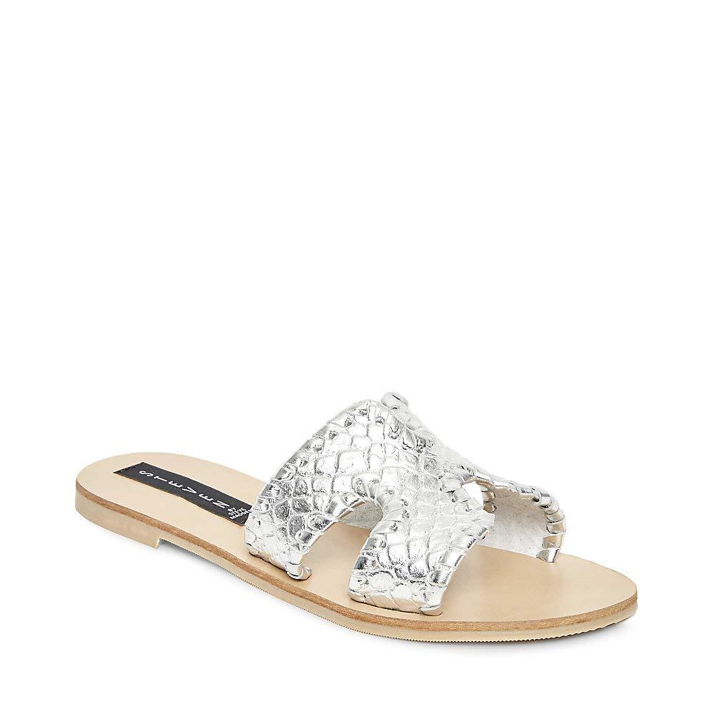 Steven by Steve Madden Leather Greece-m Sandal in Metallic - Lyst