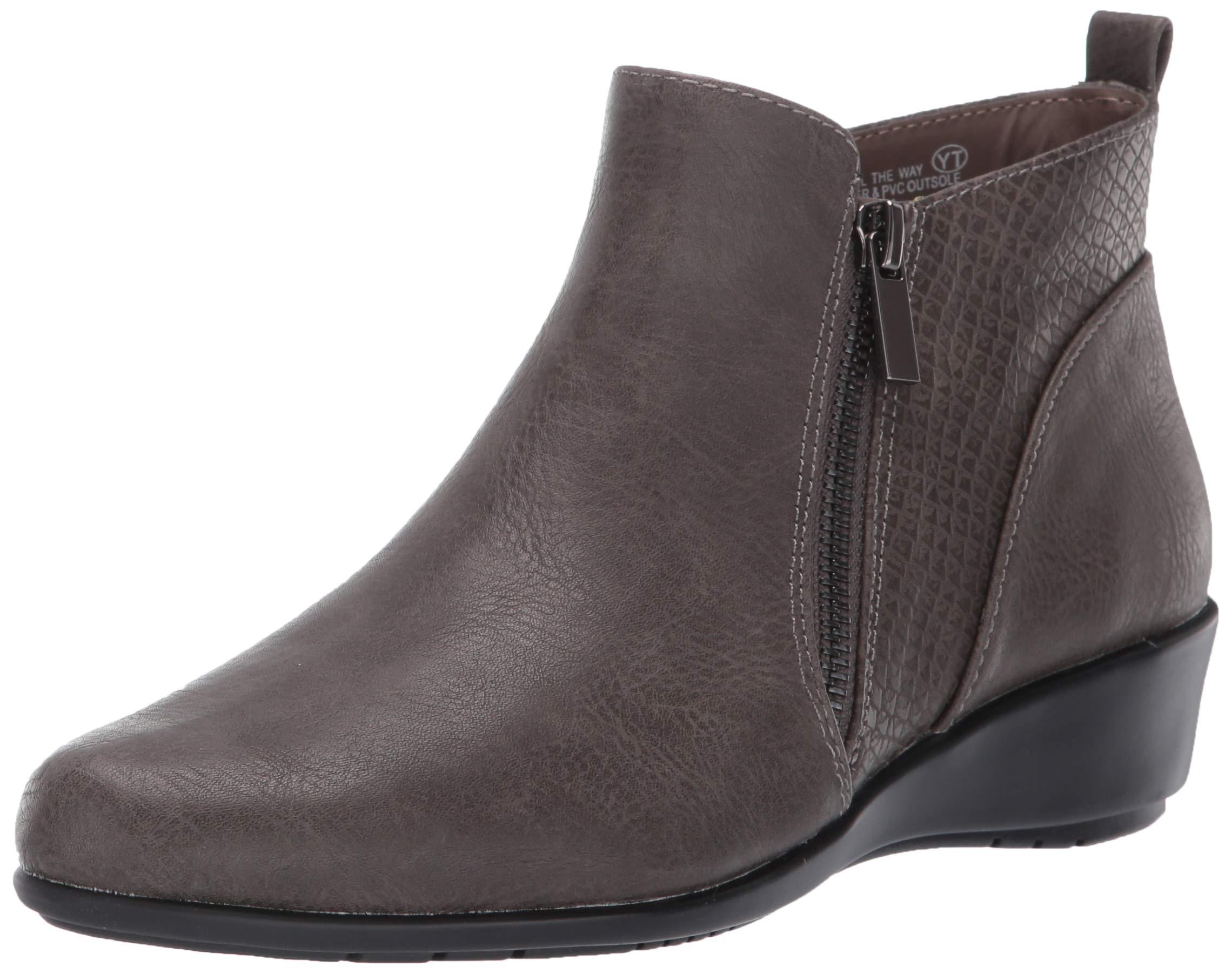 Way Ankle Boot in Grey Combo 