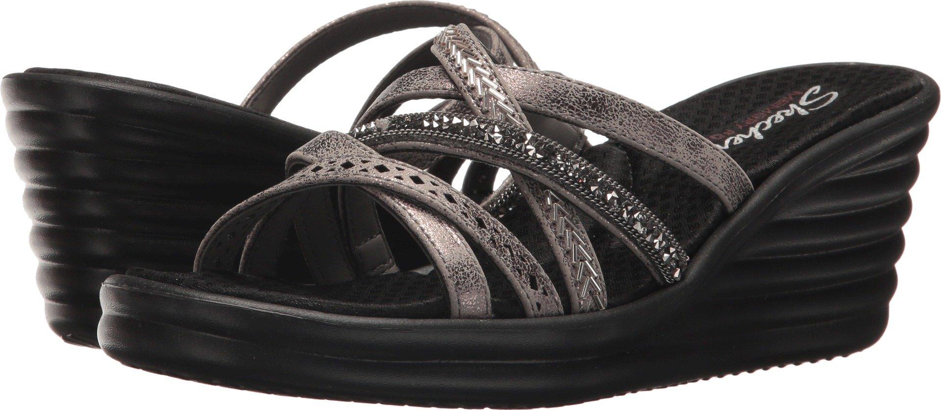 Skechers Cali Rumbler Wave-new Lassie Slide Sandal,pewter,9 M Us in Black |  Lyst