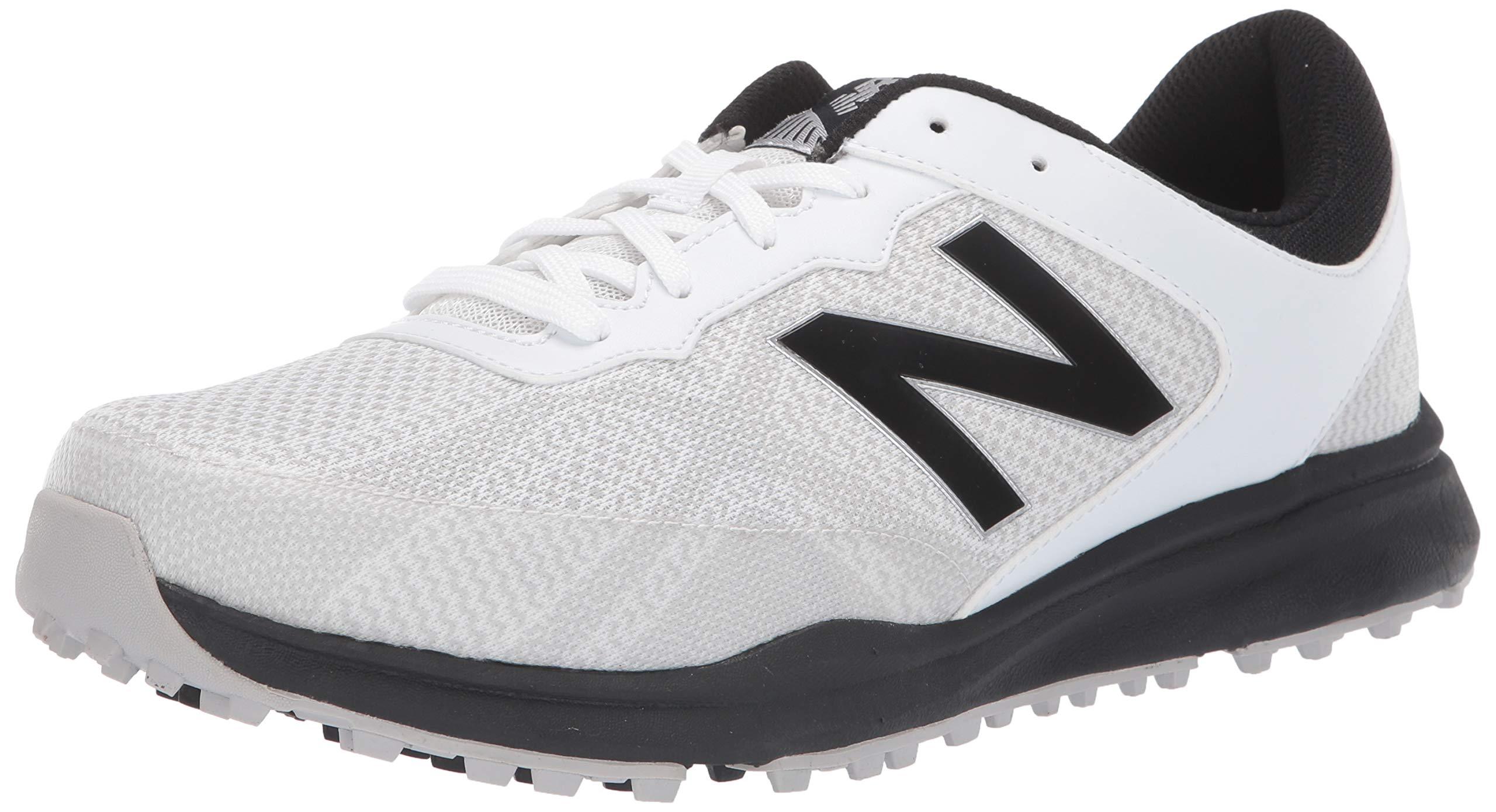 New Balance Rubber Breeze Breathable Spikeless Comfort Golf Shoe in White/Black (White) for Men