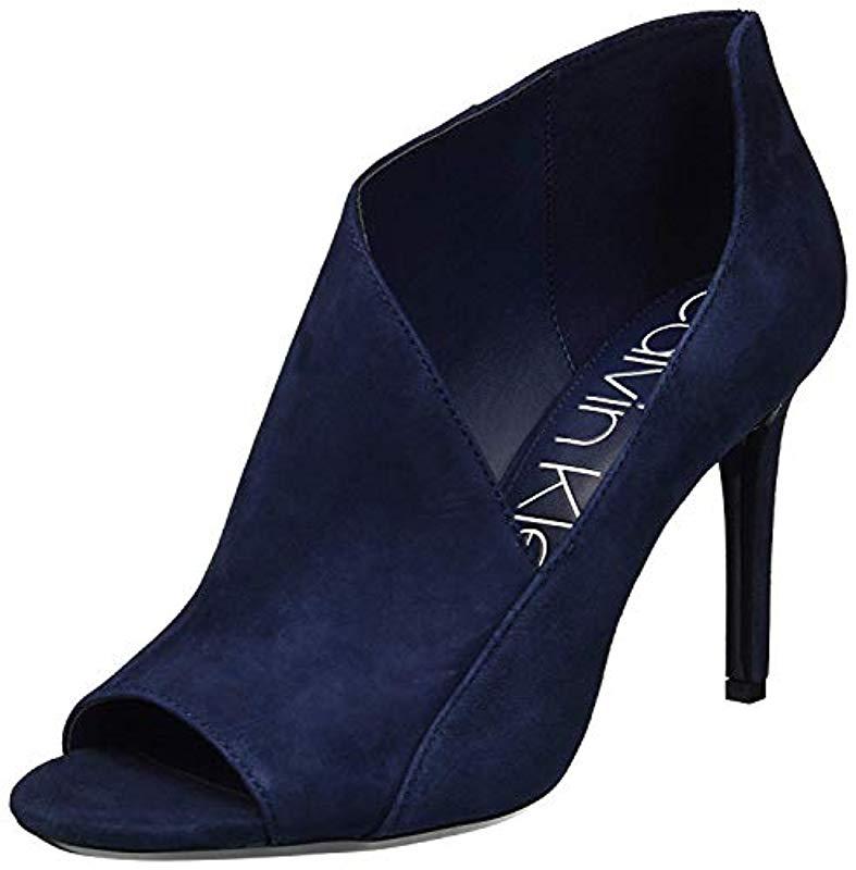calvin klein navy blue pumps