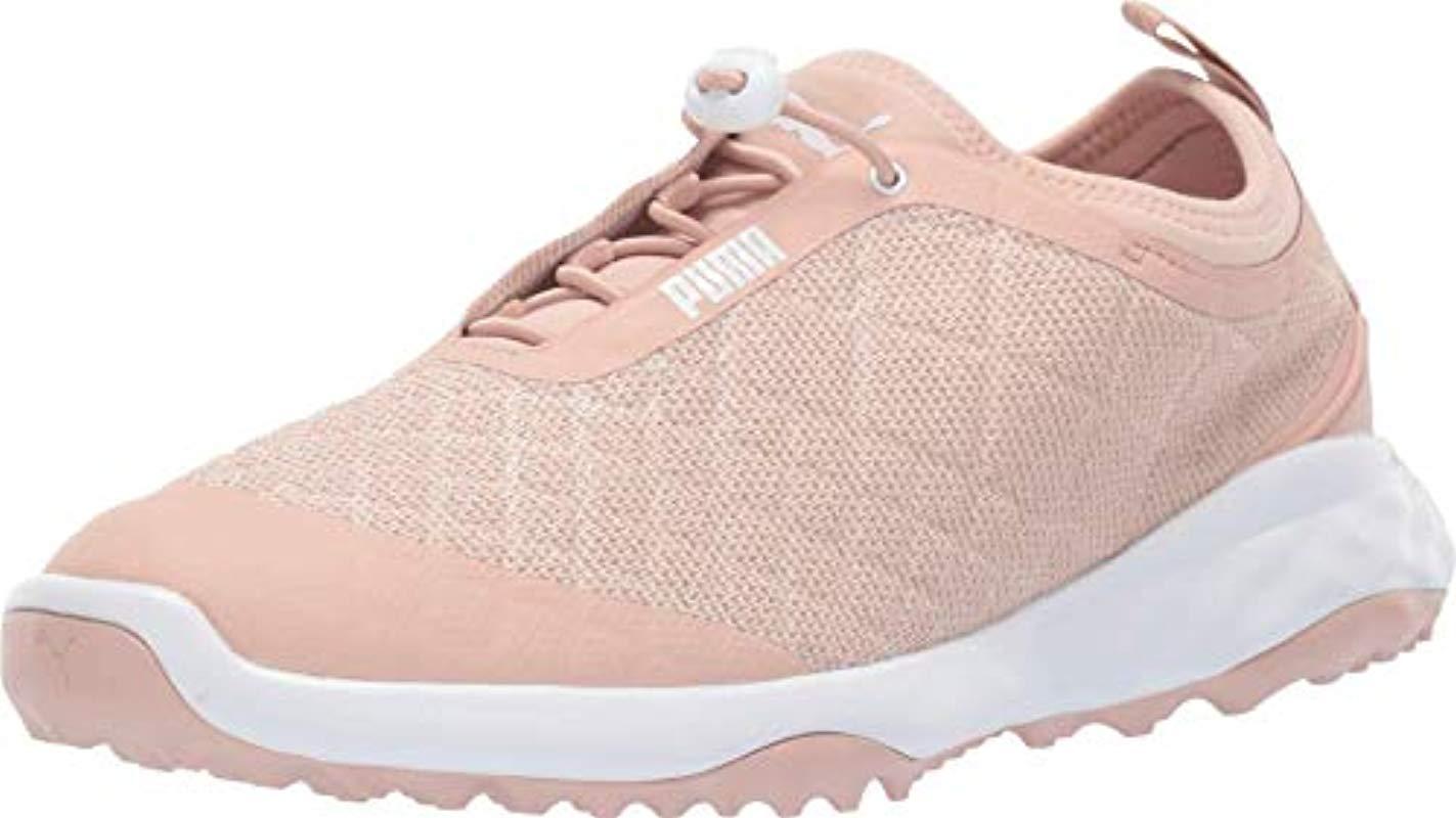 PUMA Lace Brea Fusion Sport Golf Shoe in Pink Save 60 Lyst