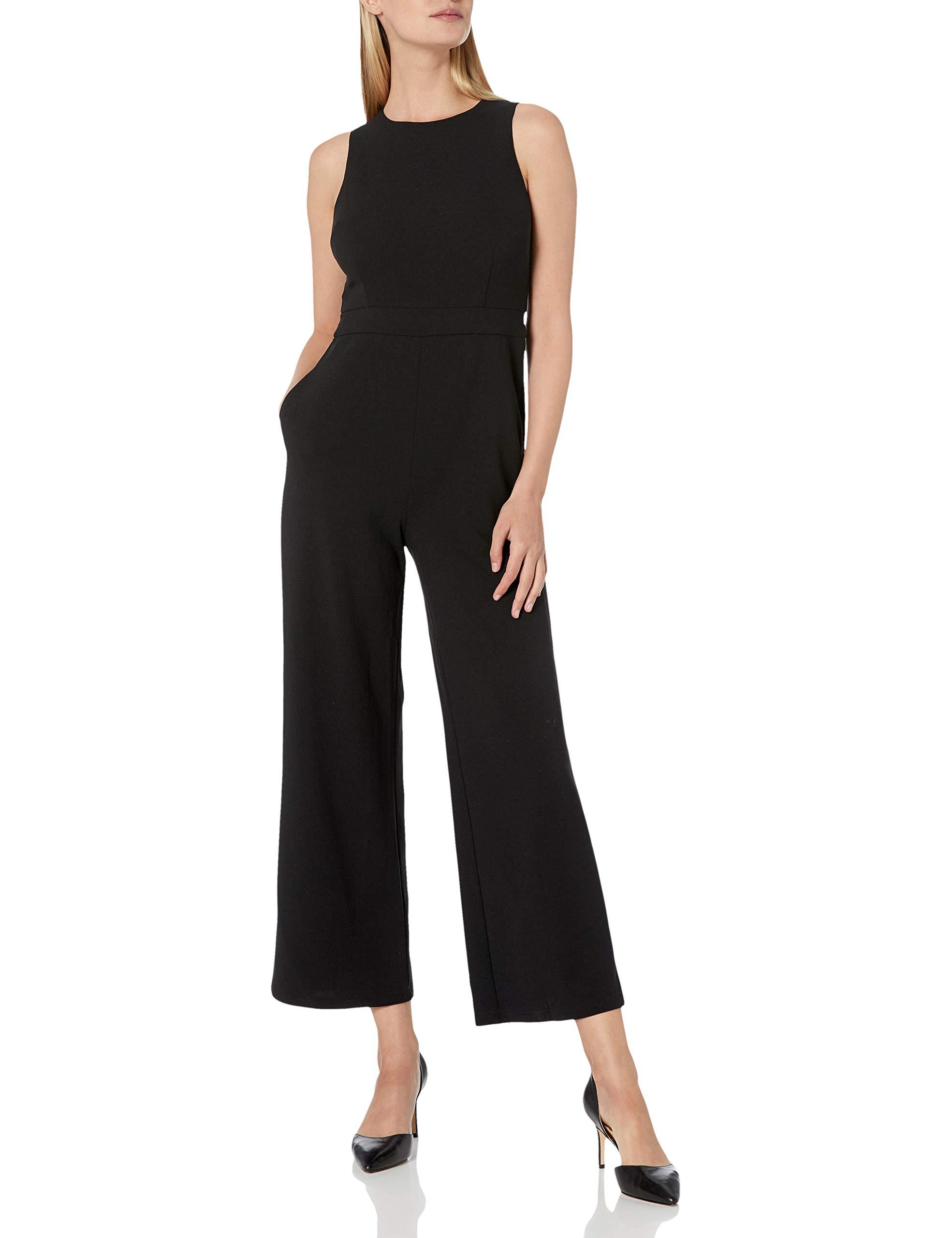 Sam Edelman Sleeveless Bow Back Tie Jumpsuit in Black Lyst