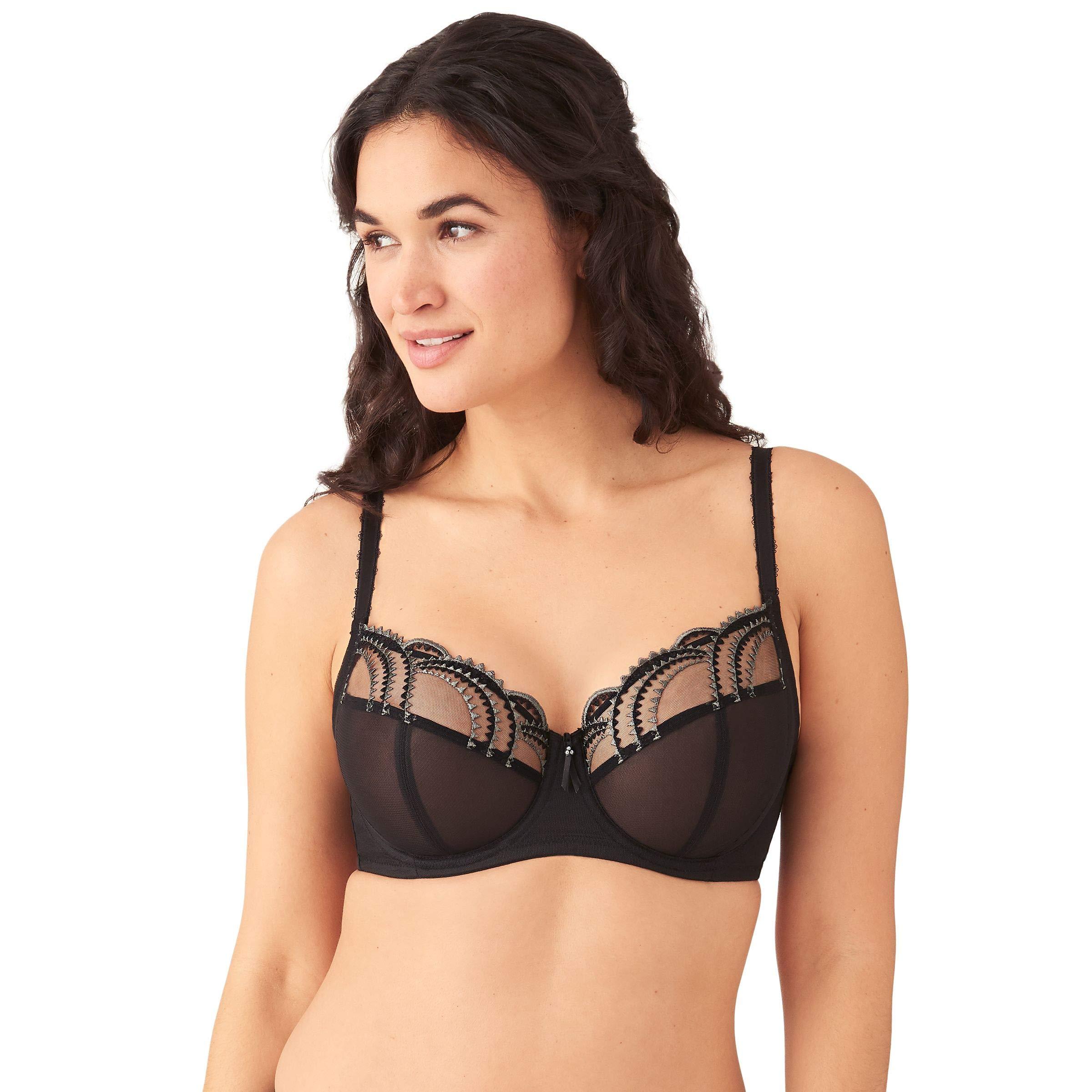 Wacoal Plus Size Evocative Edge Full Figure Underwire Bra in Black - Lyst