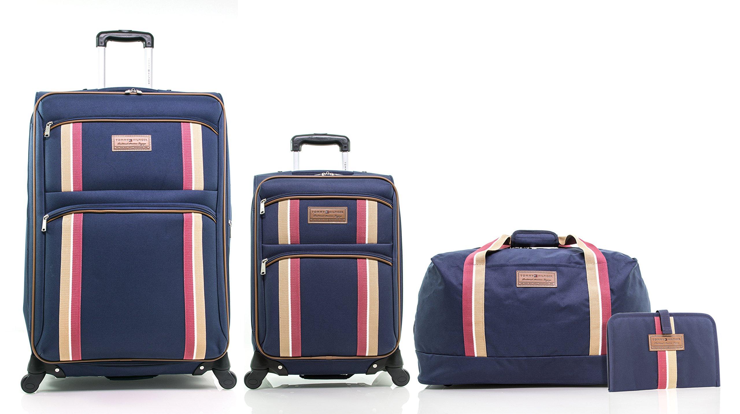 Tommy Hilfiger North Harbour Four Piece Luggage Set in Blue | Lyst