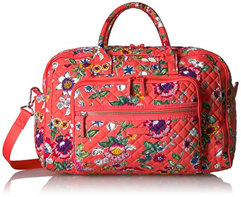 Vera Bradley Weekender Travel Bag Dimensions Keweenaw Bay Indian