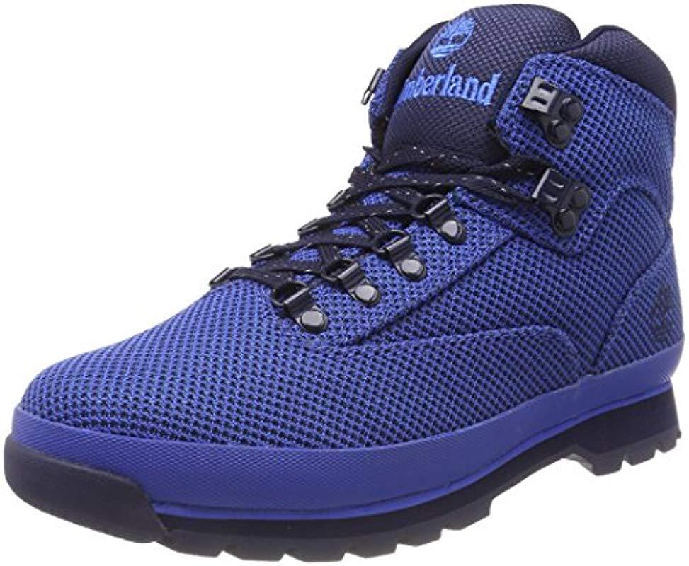 blue timberland euro hiker