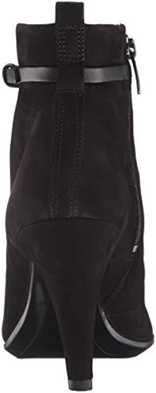 Ecco Leather Shape 75 Sleek Ankle Boot in Black Nubuck (Black) - Lyst