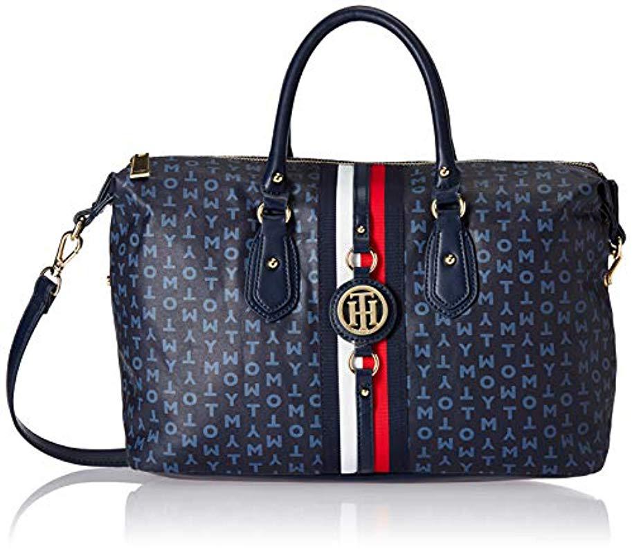 tommy hilfiger handbag jaden satchel