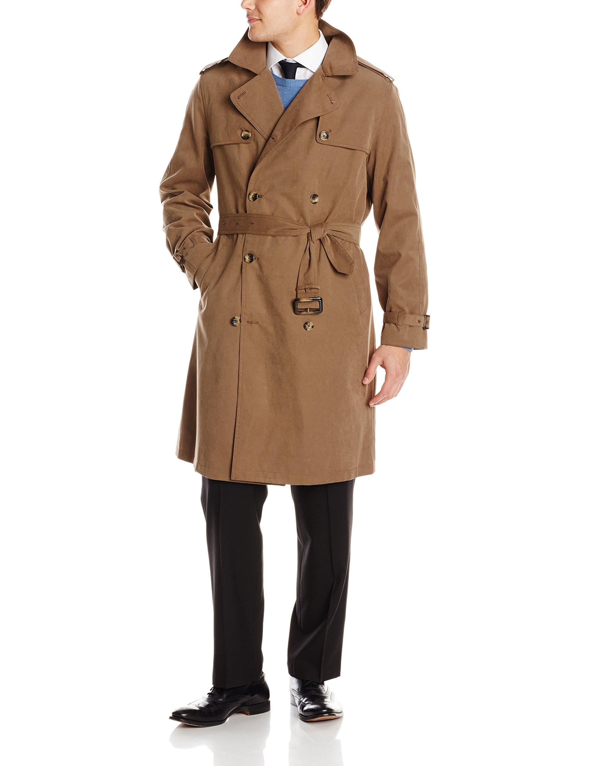 London Fog Coat, Iconic Belted Trench Raincoat in Natural for Men | Lyst