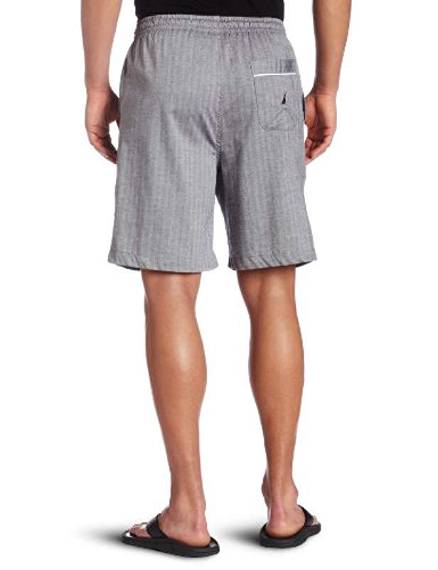 Nautica Men's Woven Sleep Jam Short 