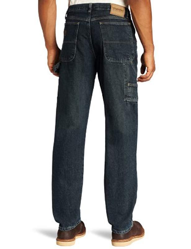 wrangler rugged wear carpenter jeans