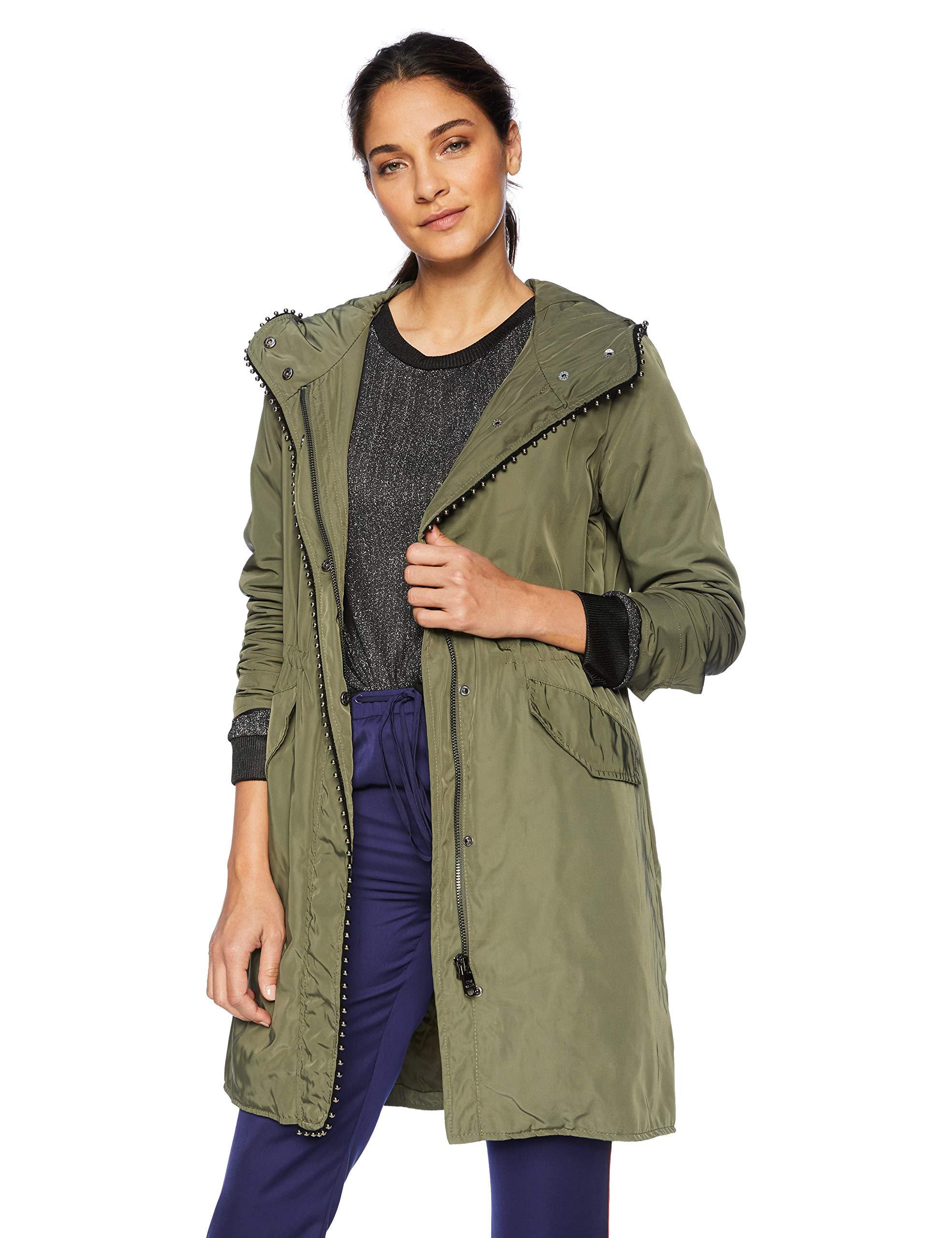 Steve Madden Womens Nylon Anorak Jacket Lightweight