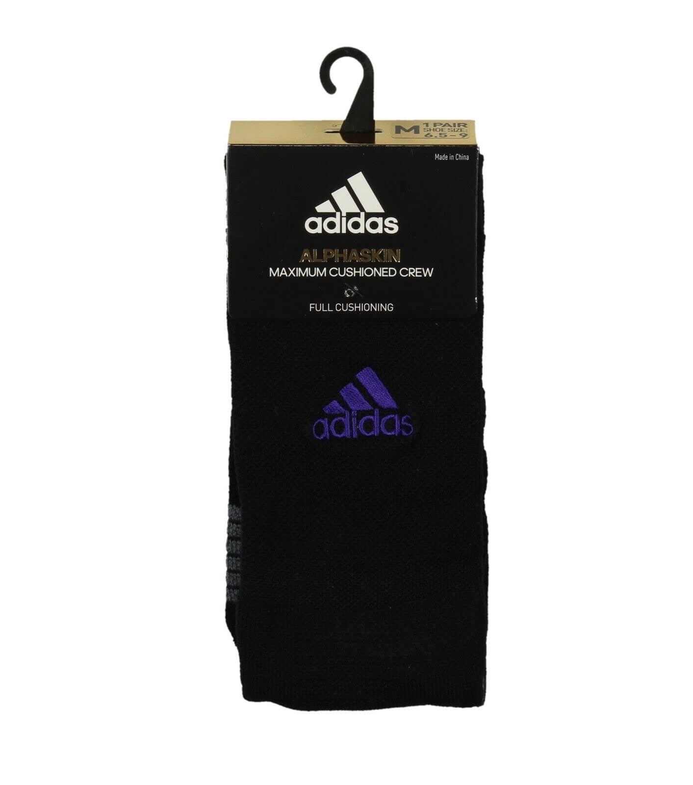 adidas Alphaskin Maximum Cushioned Crew Socks (1-Pack) 