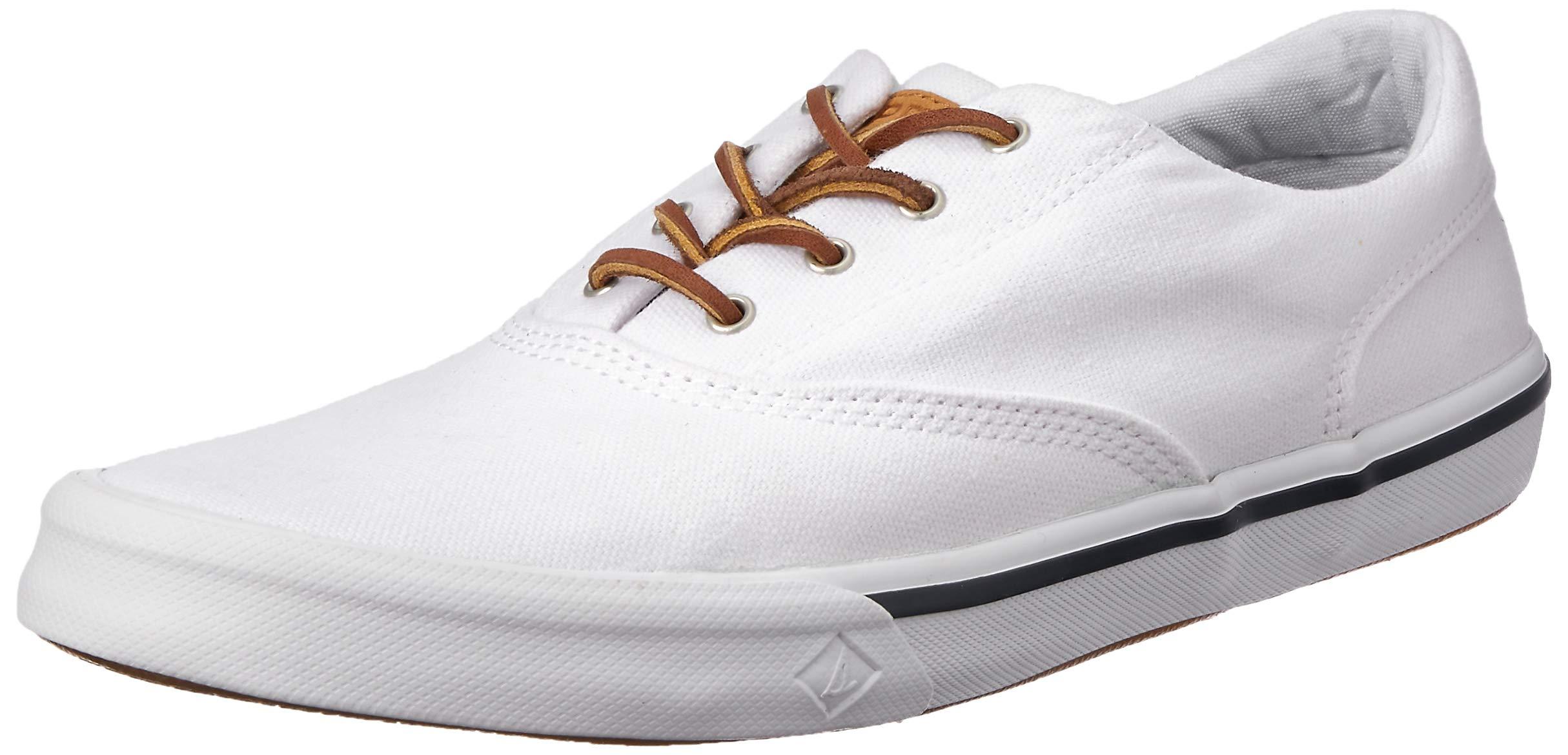 sperry canvas white