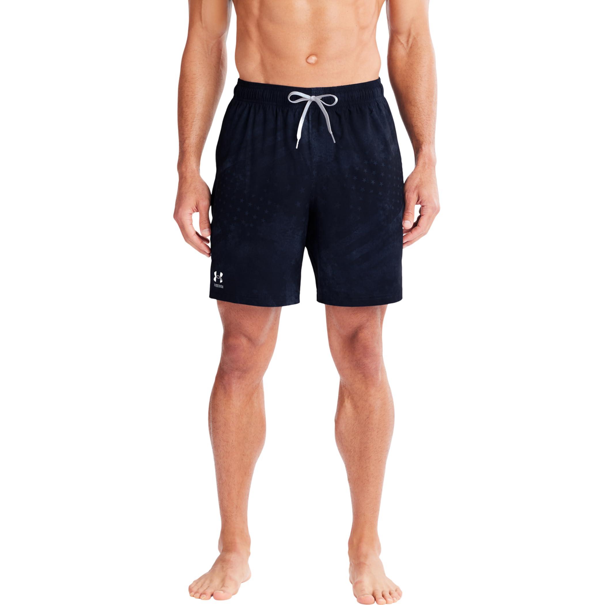 Mens swim shorts under armour best sale