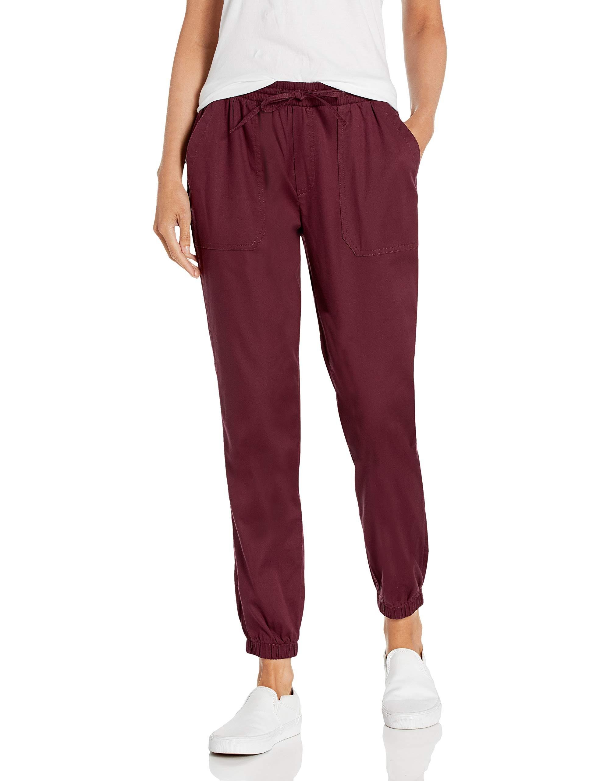 Daily Ritual Stretch Drawstring Jogger Pant in Red - Lyst