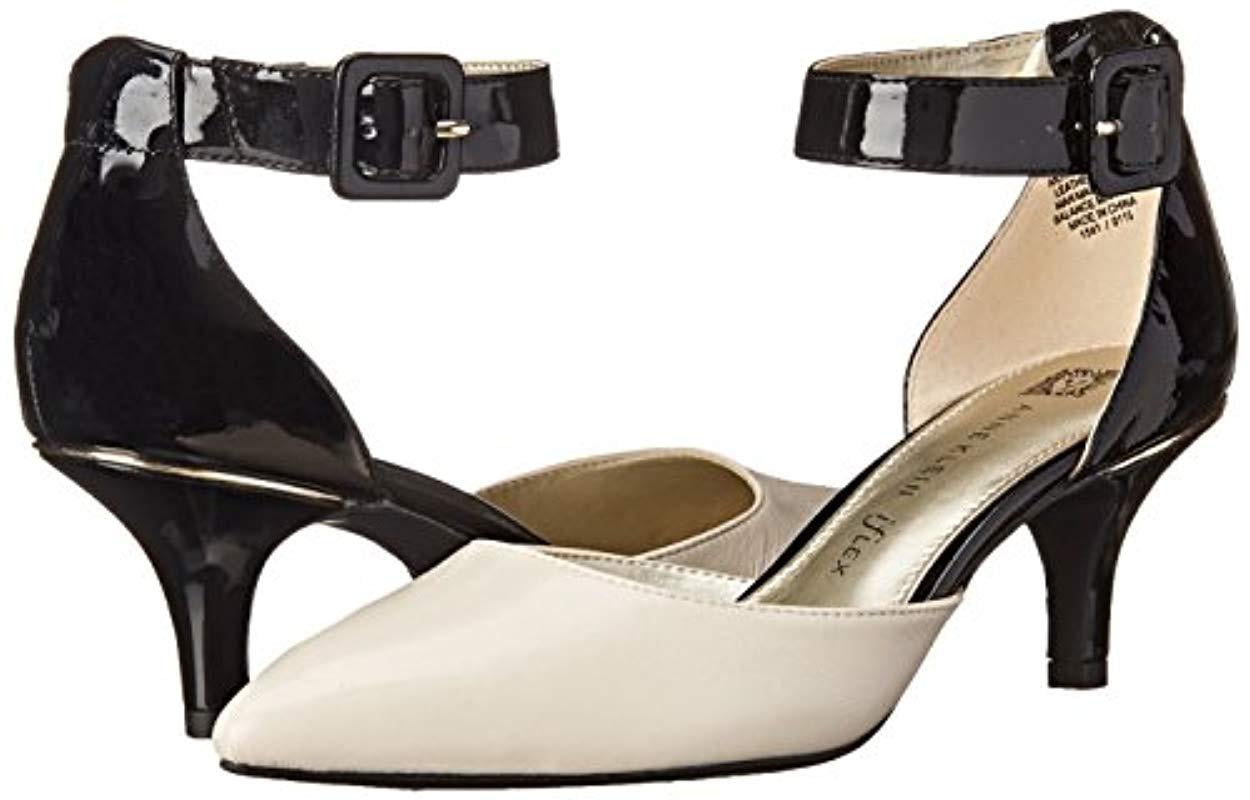 ak anne klein women's fabulist leather dress pump