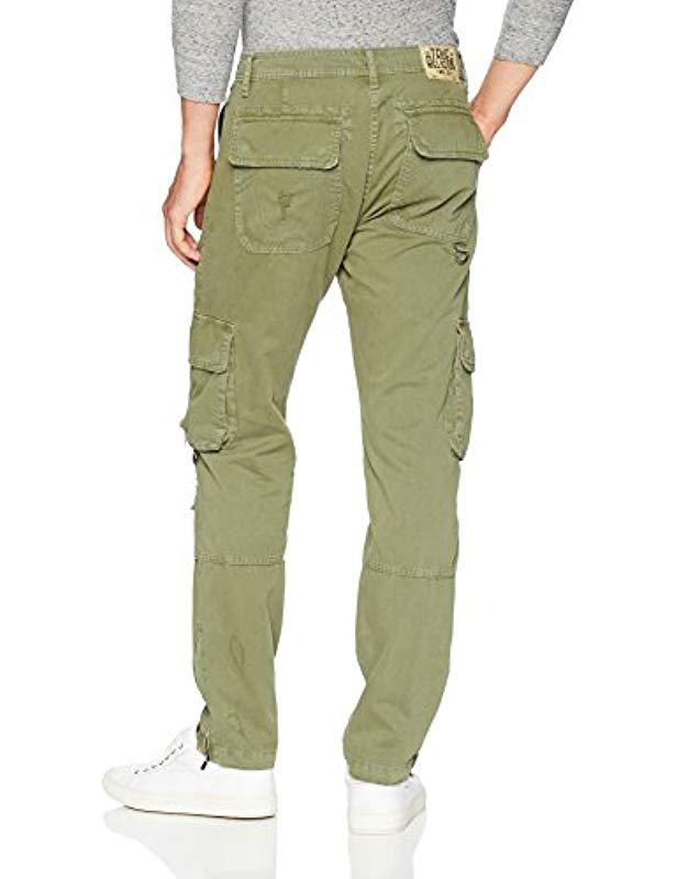 True Religion Military Cargo Pant in Green for Men Save 19 Lyst