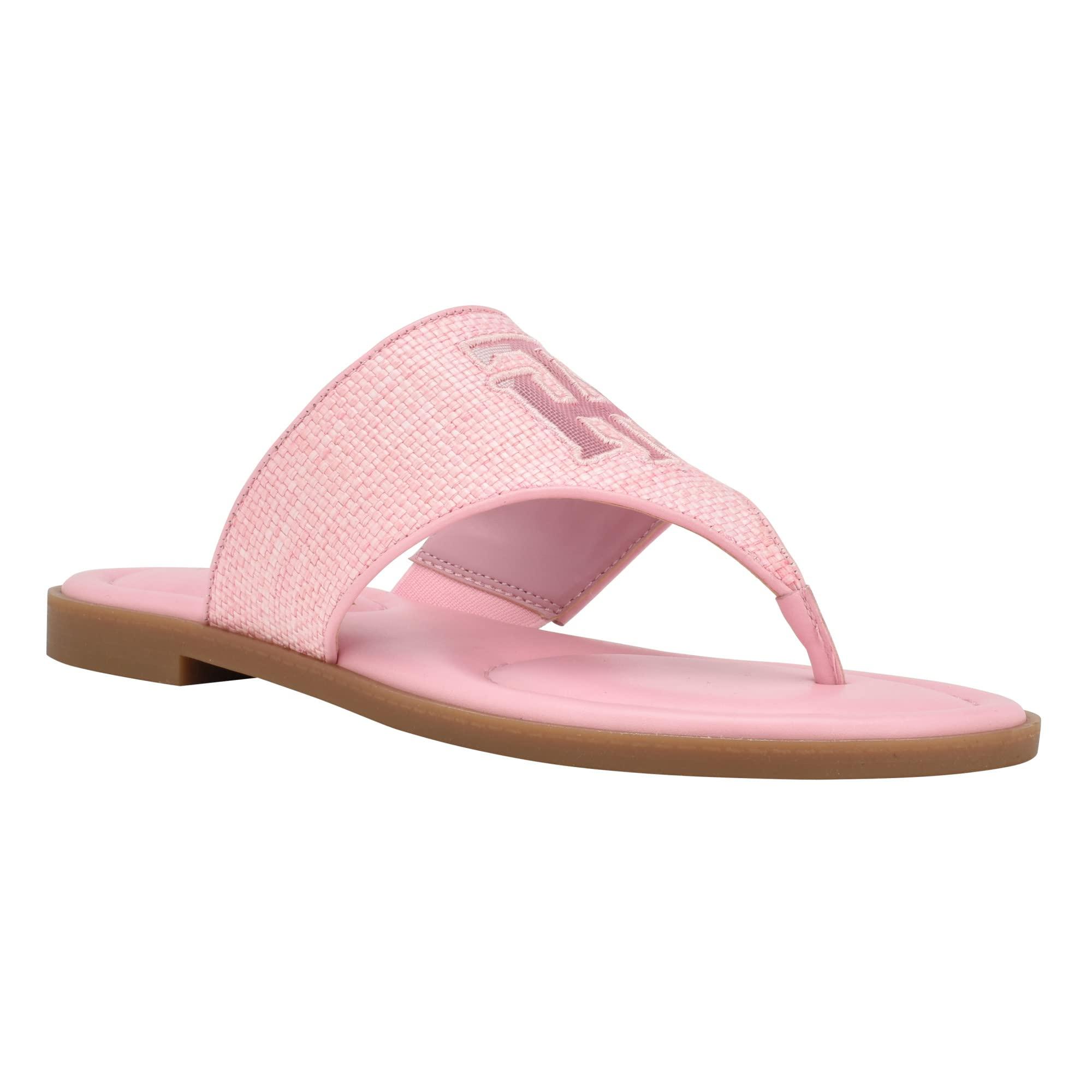 Tommy Hilfiger Monta Flat Sandal in Pink | Lyst