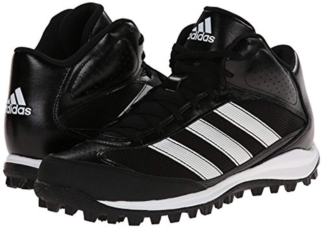 adidas Performance Turf Hog Lx Mid Football Cleat in Black | Lyst