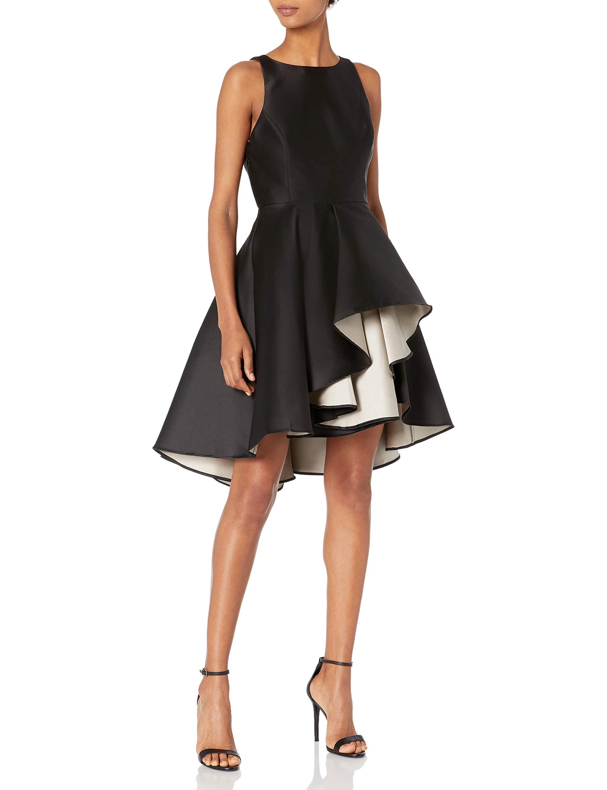 Halston heritage top colorblock dress