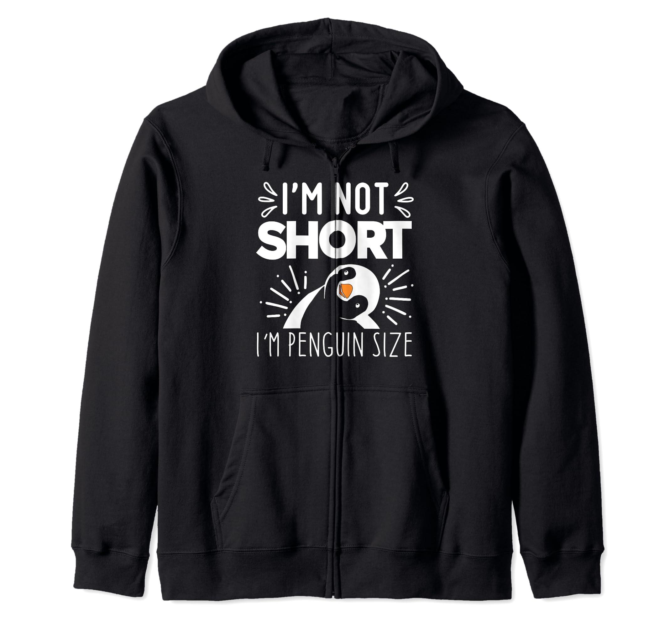 Original Penguin I'm Not Short I'm Penguin Size Zip Hoodie in Blue | Lyst