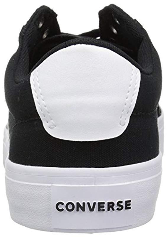 converse courtlandt black white