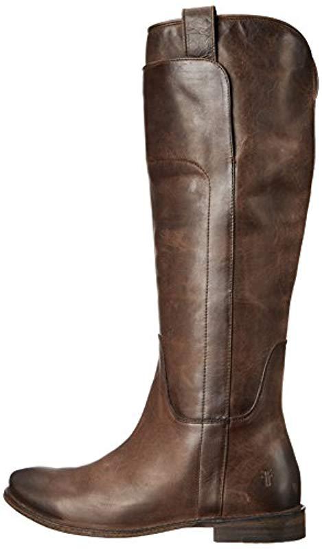 frye paige tall riding boot slate
