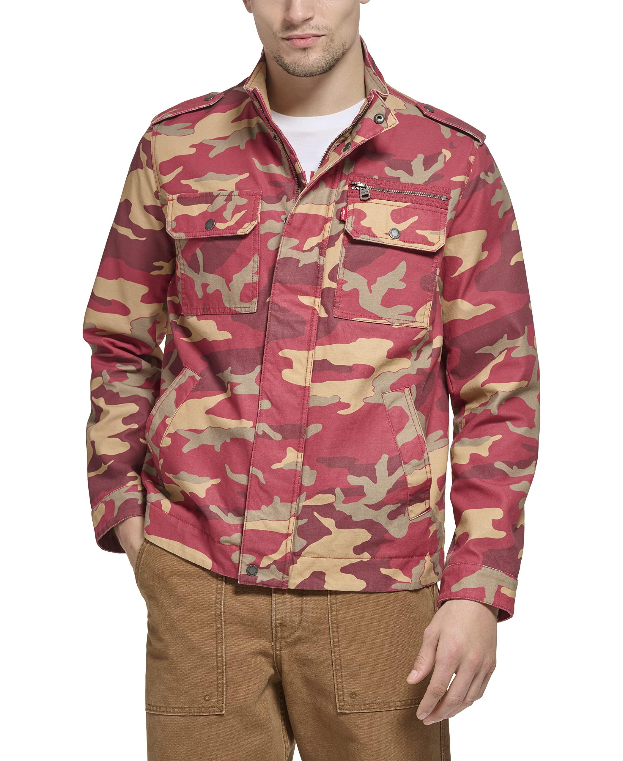 Levi's Men's Washed Cotton Military Jacket