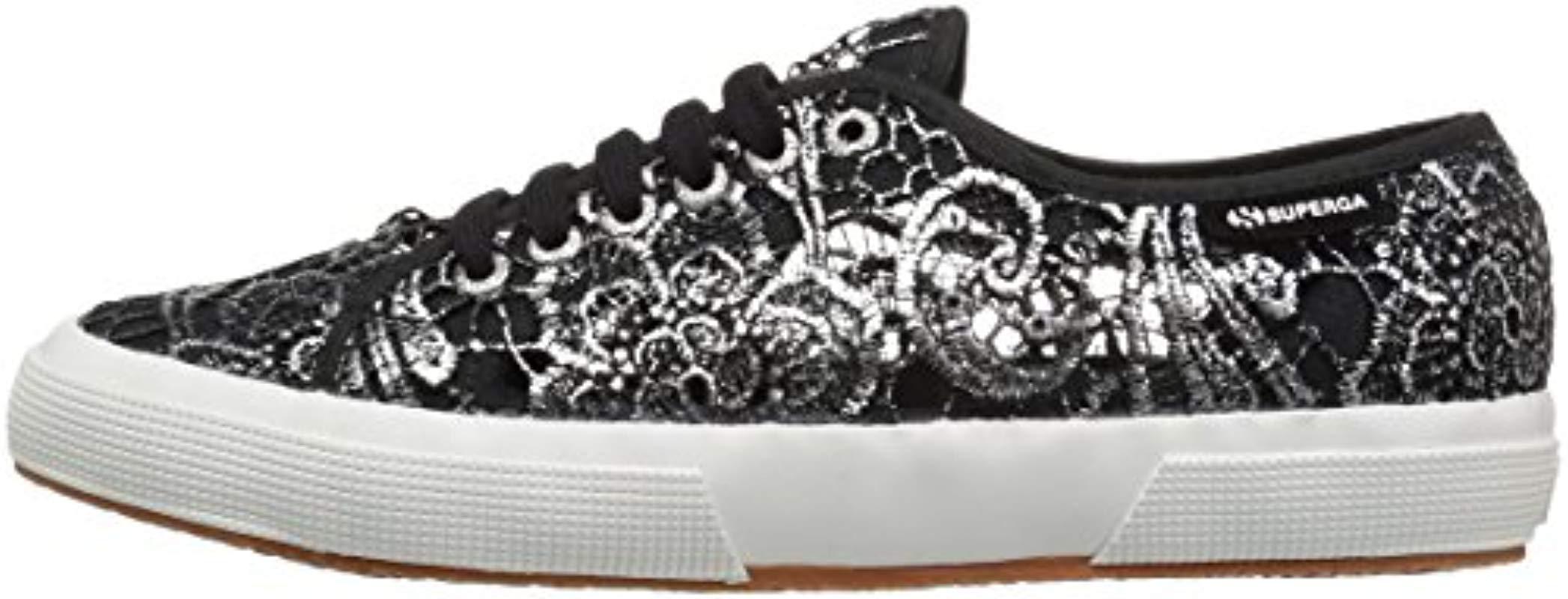 superga black silver